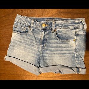 American Eagle Denim Shorts MIDI Stretch Size 10
